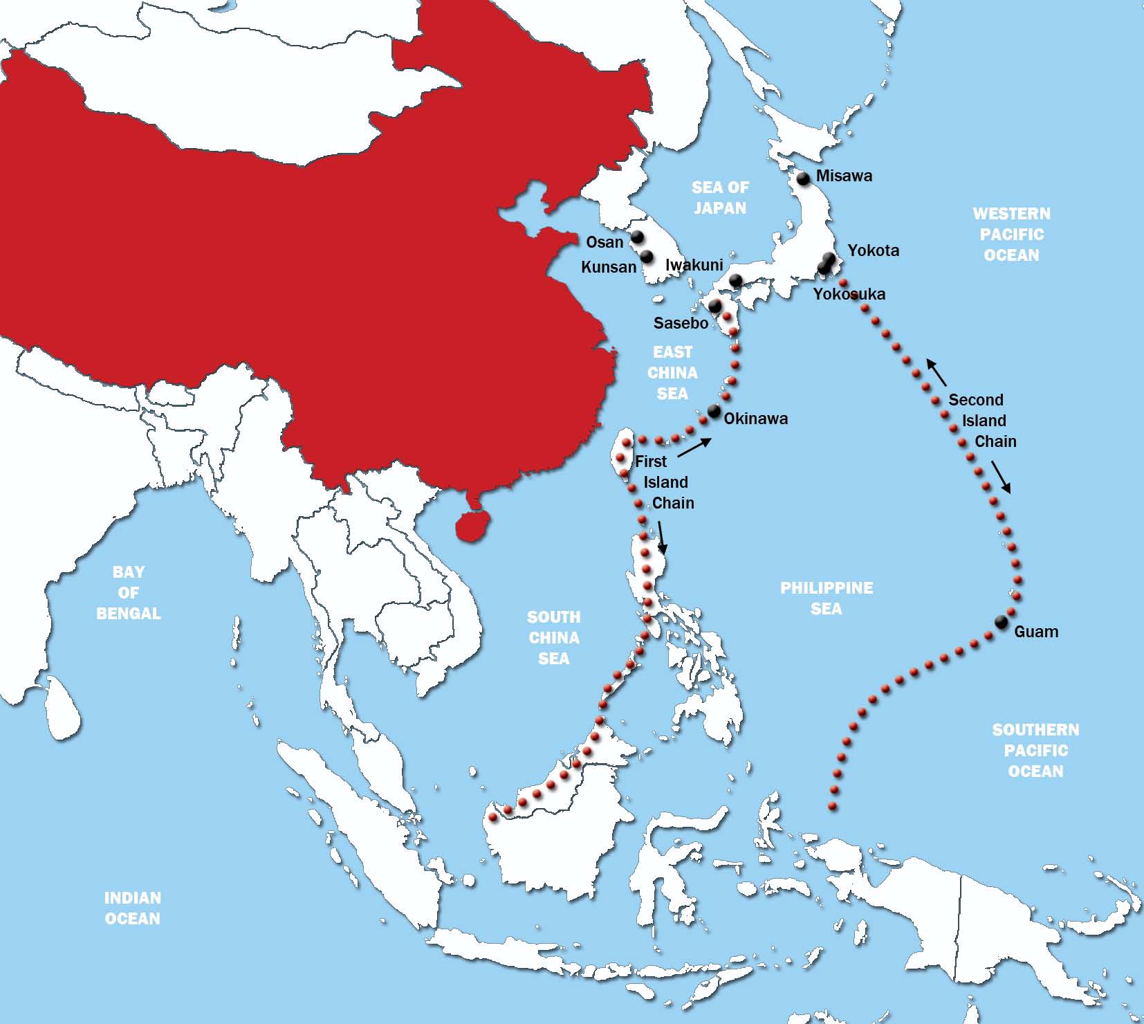 China's ADIZ is a strategic move to control First Island Chain | Consortium  of Defense Analysts